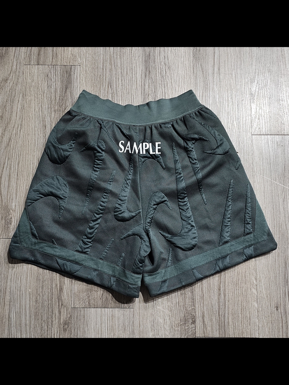 Nike Green Puffed Textured Sample Shorts Mens Small S